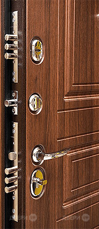 Входная металлическая Дверь Сударь МД-25 Орех бренди в Ногинск