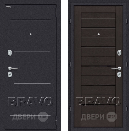 Входная металлическая Дверь Bravo Оптим Техно Eterno в Ногинск