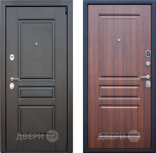 Входная металлическая Дверь АСД Гермес Орех бренди в Ногинск