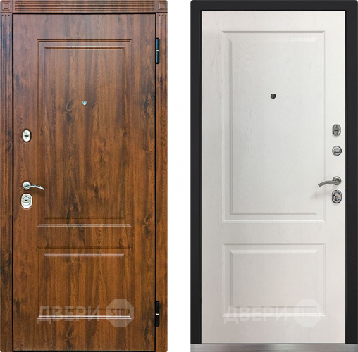 Входная металлическая Дверь Снедо V02 2К Альберо Браш Браун в Ногинск