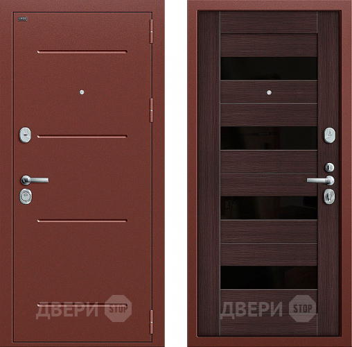 Входная металлическая Дверь Groff Т2-223 Wenge Veralinga в Ногинск