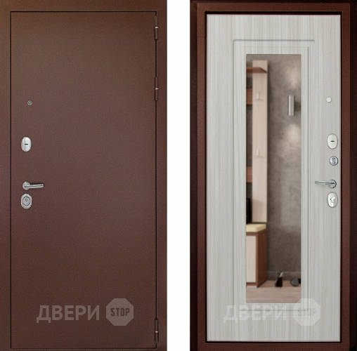 Дверь (Дверной Континент) Гарант - 1 Зеркало Сандал белый в Ногинск