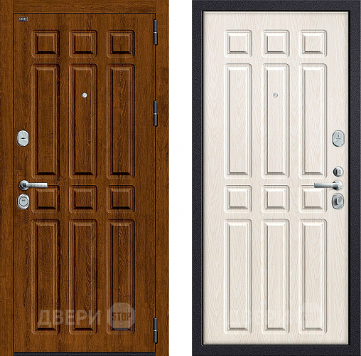 Входная металлическая Дверь Groff P3-315 Французский Дуб/Беленый Дуб в Ногинск