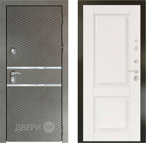 Входная металлическая Райтвер Плаза Графит/Крем в Ногинск