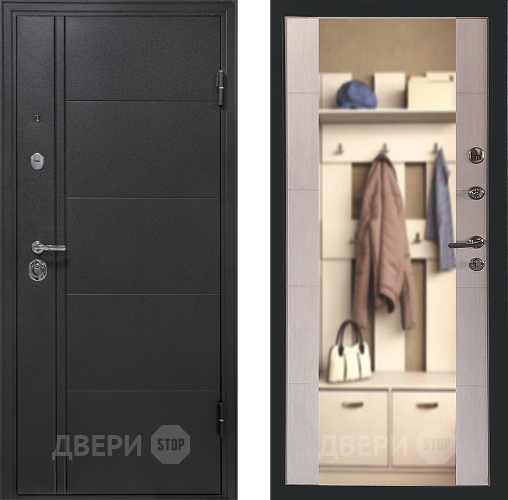 Дверь Форпост Эверест Зеркало Беленый дуб в Ногинск