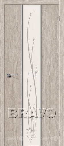 Межкомнатная дверь Глейс-2 Twig (3D Cappuccino) в Ногинск