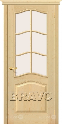 Межкомнатная дверь со стеклом М7 (Без отделки) в Ногинск