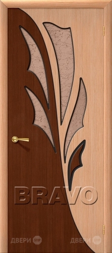 Межкомнатная дверь со стеклом Дуэт (Дуб) в Ногинск