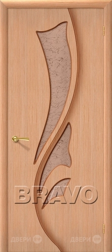 Межкомнатная дверь со стеклом Эксклюзив (Дуб) в Ногинск