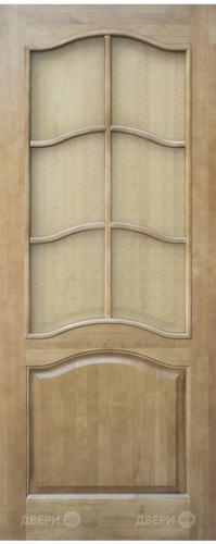 Межкомнатная дверь 7-ПО светлый лак в Ногинск