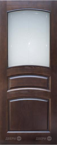 Межкомнатная дверь 16-ПО темный лак в Ногинск