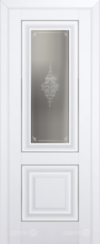 Межкомнатная дверь ProfilDoors 28U аляска (матовое, кристалл с узором) в Ногинск