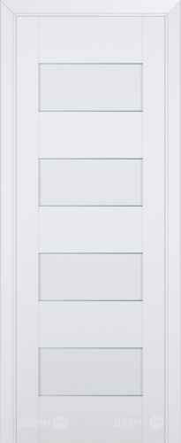 Межкомнатная дверь ProfilDoors 45U аляска частично остекленная (графит) в Ногинск