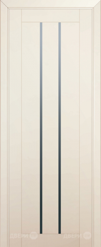 Межкомнатная дверь ProfilDoors 49U магнолия-сатинат (графит) в Ногинск