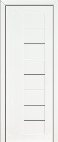 Межкомнатная дверь ProfilDoors 17L белый люкс (графит) в Ногинск