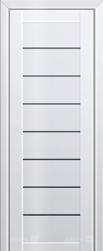 Межкомнатная дверь ProfilDoors 71L белый люкс (графит) в Ногинск