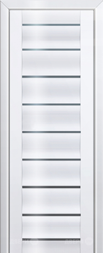 Межкомнатная дверь ProfilDoors 76L белый люкс (графит) в Ногинск