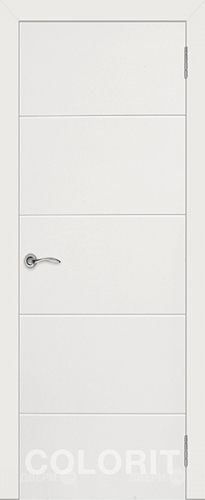 Межкомнатная дверь Граффити 2 ПГ белая эмаль в Ногинск