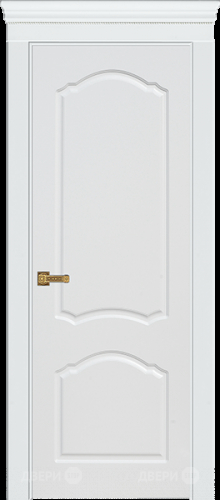 Межкомнатная дверь Танго ПГ белая эмаль в Ногинск