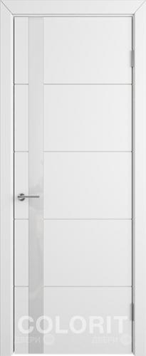 Межкомнатная дверь К4 ПО белая эмаль в Ногинск