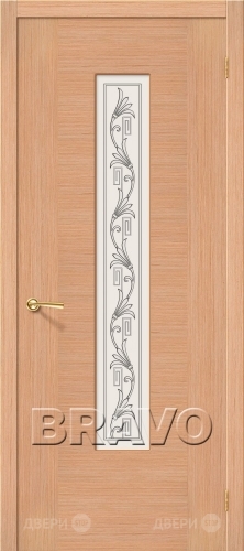 Межкомнатная дверь со стеклом Рондо (Дуб) в Ногинск