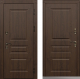 Входная металлическая Дверь Сибирь Термо-Премиум темный дуб в Ногинск
