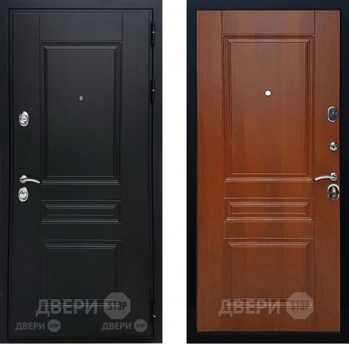 Входная металлическая Дверь Геркон (Gercon) Лондон панель МДФ Итальянский орех в Ногинск