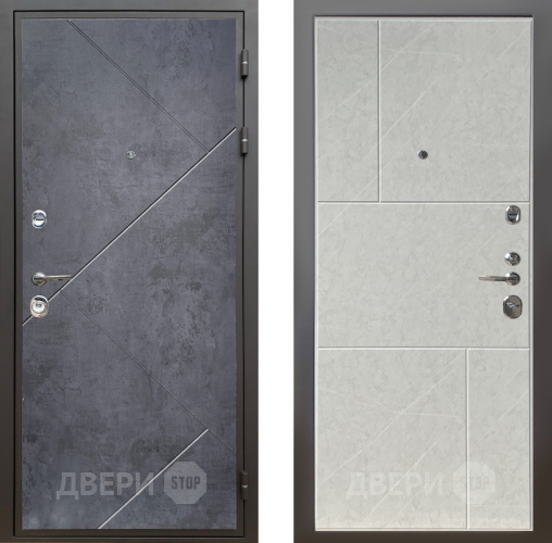 Входная металлическая Дверь Шелтер (SHELTER) Комфорт Бетон урбан индиго 9 Гранит лава лайт в Ногинск