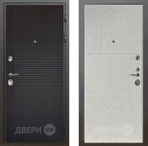 Дверь Шелтер (SHELTER) Комфорт Черная шагрень 9 Гранит лава лайт в Ногинск