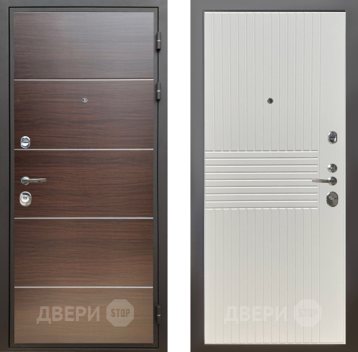 Входная металлическая Дверь Шелтер (SHELTER) Комфорт Венге структурный горизонт 10 Силк Сноу в Ногинск