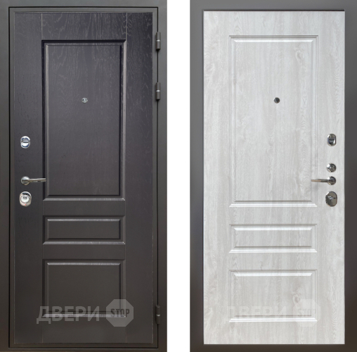 Входная металлическая Дверь Шелтер (SHELTER) Комфорт Дуб английский 2 Сосна белая в Ногинск