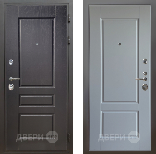 Входная металлическая Дверь Шелтер (SHELTER) Комфорт Дуб английский 6 Силк Маус в Ногинск