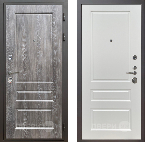 Дверь Шелтер (SHELTER) Комфорт Дуб шале серебро 1 Белый ясень в Ногинск