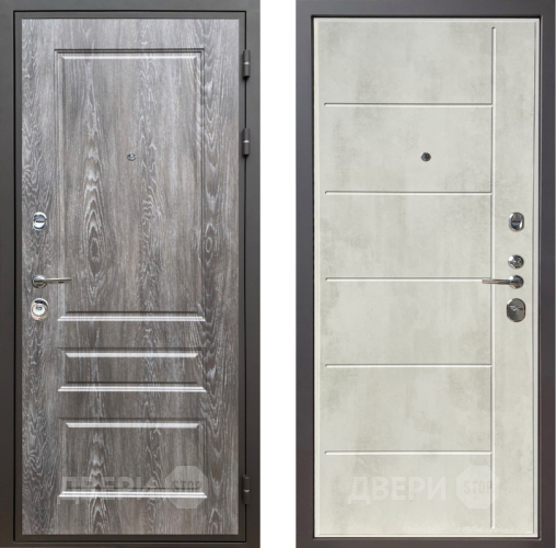 Дверь Шелтер (SHELTER) Комфорт Дуб шале серебро 11 Бетон крем в Ногинск