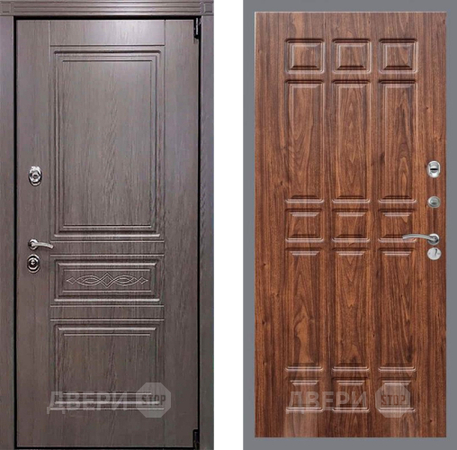 Входная металлическая Дверь Рекс (REX) Пренмиум-S FL-33 орех тисненый в Ногинск