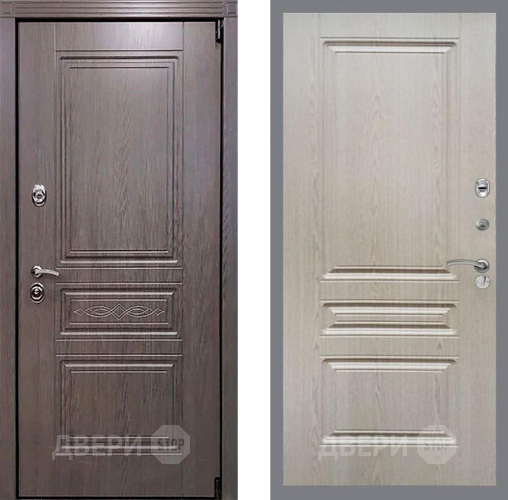 Входная металлическая Дверь Рекс (REX) Пренмиум-S FL-243 Беленый дуб в Ногинск