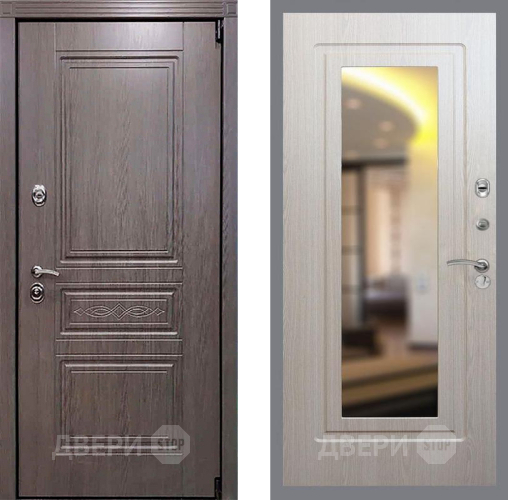 Входная металлическая Дверь Рекс (REX) Пренмиум-S FLZ-120 Беленый дуб в Ногинск