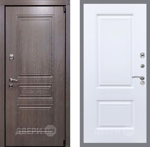 Входная металлическая Дверь Рекс (REX) Пренмиум-S Смальта Силк Сноу в Ногинск