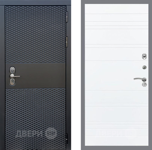 Входная металлическая Дверь Стоп БЛЭК CISA Лайн Силк Сноу в Ногинск