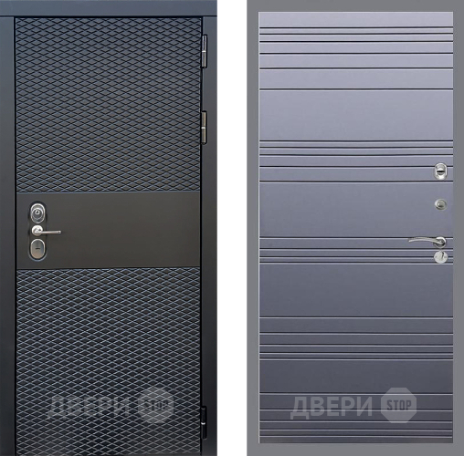 Дверь Стоп БЛЭК CISA Лайн Силк титан в Ногинск