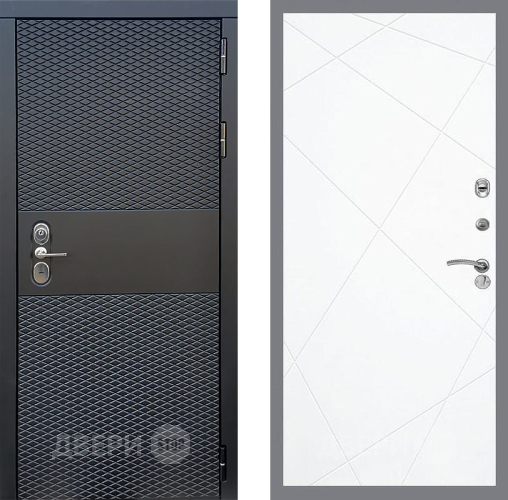 Входная металлическая Дверь Стоп БЛЭК CISA ФЛ-291 Силк Сноу в Ногинск