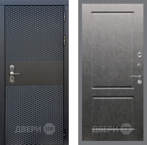 Входная металлическая Дверь Стоп БЛЭК CISA ФЛ-117 Штукатурка графит в Ногинск