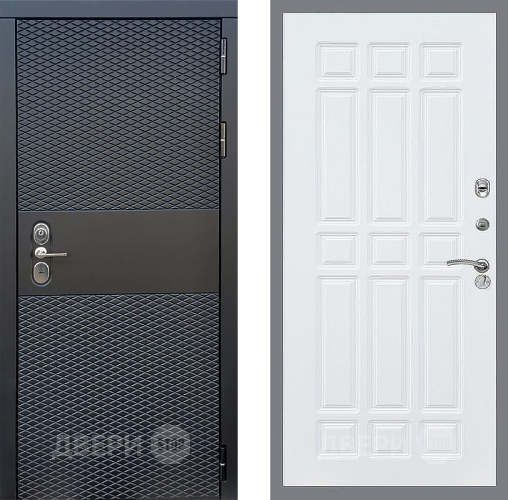 Входная металлическая Дверь Стоп БЛЭК CISA ФЛ-33 Силк Сноу в Ногинск