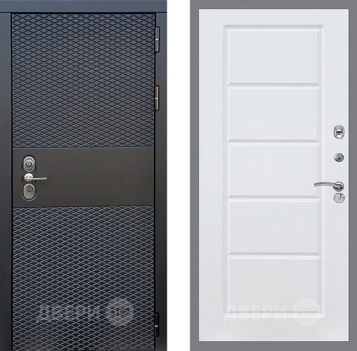 Входная металлическая Дверь Стоп БЛЭК CISA ФЛ-39 Силк Сноу в Ногинск