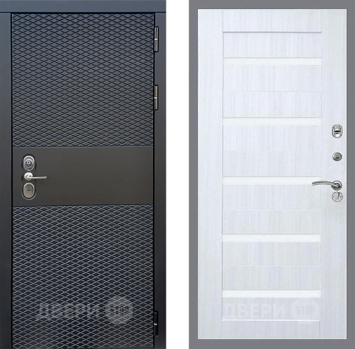 Входная металлическая Дверь Стоп БЛЭК CISA СБ-14 Сандал белый в Ногинск