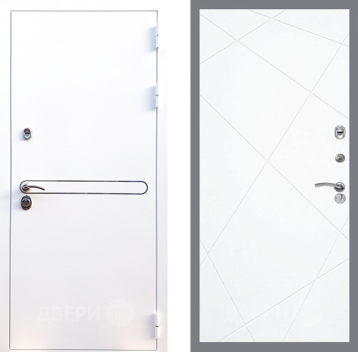 Входная металлическая Дверь Стоп Лайн Вайт ФЛ-291 Силк Сноу в Ногинск