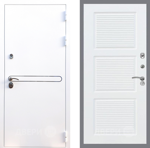 Входная металлическая Дверь Стоп Лайн Вайт ФЛ-1 Силк Сноу в Ногинск