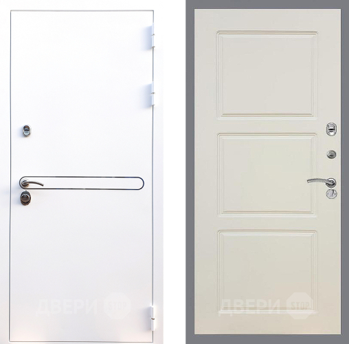 Входная металлическая Дверь Стоп Лайн Вайт ФЛ-3 Шампань в Ногинск