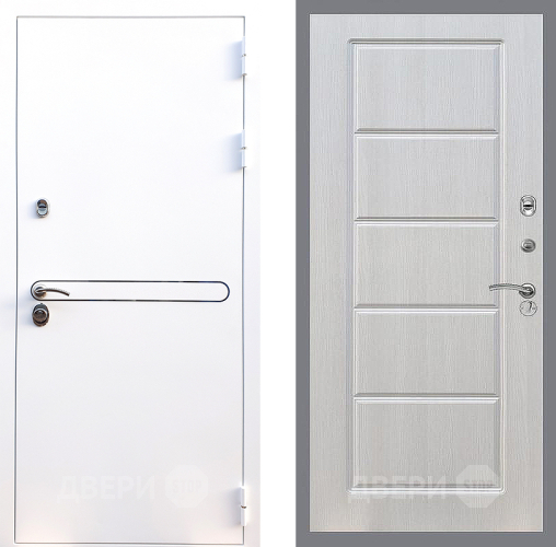 Входная металлическая Дверь Стоп Лайн Вайт ФЛ-39 Лиственница беж в Ногинск