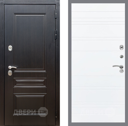 Входная металлическая Дверь Стоп МЕГАПОЛИС Лайн Силк Сноу в Ногинск